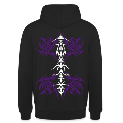 Underboob Tribals Oversized Unisex Hoodie - verschiedene Farben - Schwarz