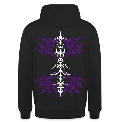 Underboob Tribals Oversized Unisex Hoodie - verschiedene Farben - Schwarz