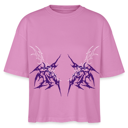 Underboob Tribals Boxy Damen T-Shirt - verschiedene Farben - Pink