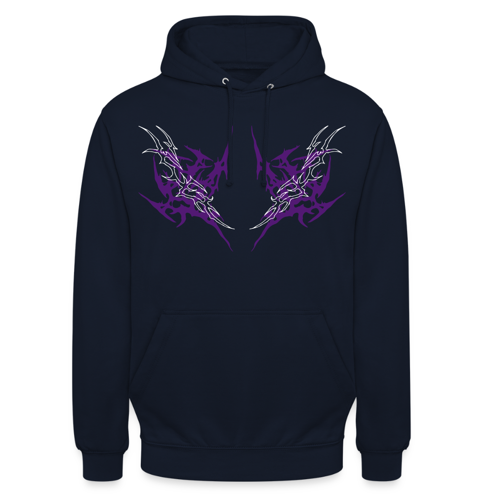 Underboob Tribals Oversized Unisex Hoodie - verschiedene Farben - Navy