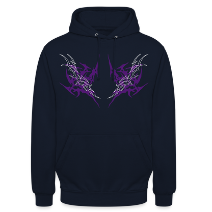 Underboob Tribals Oversized Unisex Hoodie - verschiedene Farben - Navy