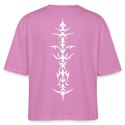 Underboob Tribals Boxy Damen T-Shirt - verschiedene Farben - Pink