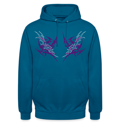 Underboob Tribals Oversized Unisex Hoodie - verschiedene Farben - Tiefseeblau 