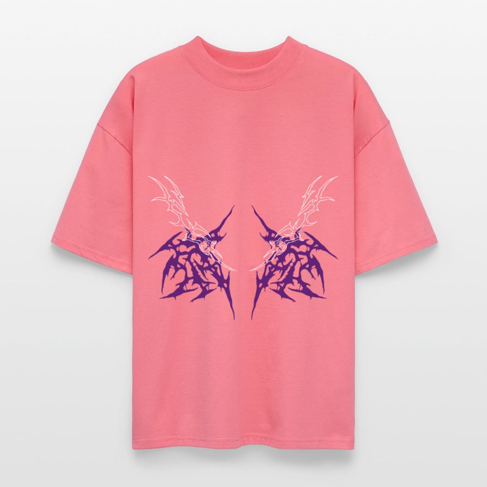 Underboob Tribals Oversized Unisex Bio T-Shirt - Lila - Pink 