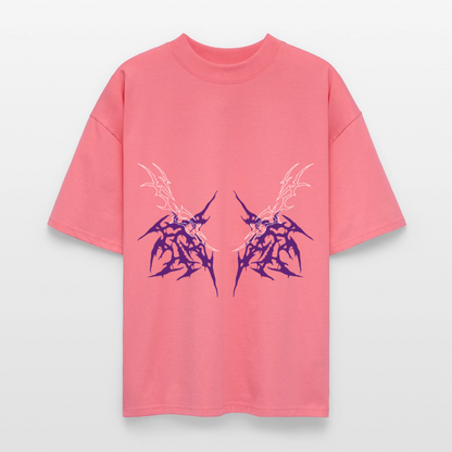 Underboob Tribals Oversized Unisex Bio T-Shirt - Lila - Pink 