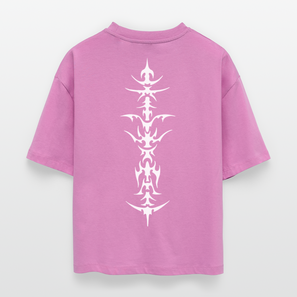 Underboob Tribals Boxy Damen T-Shirt - verschiedene Farben - Pink