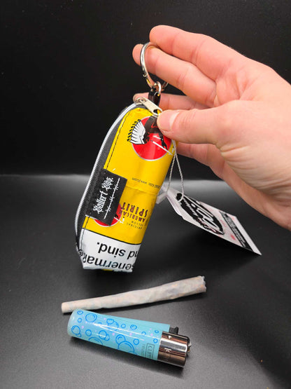 Mini Boxy Bag Charm, Joint-Carry-Bag - Upcycled