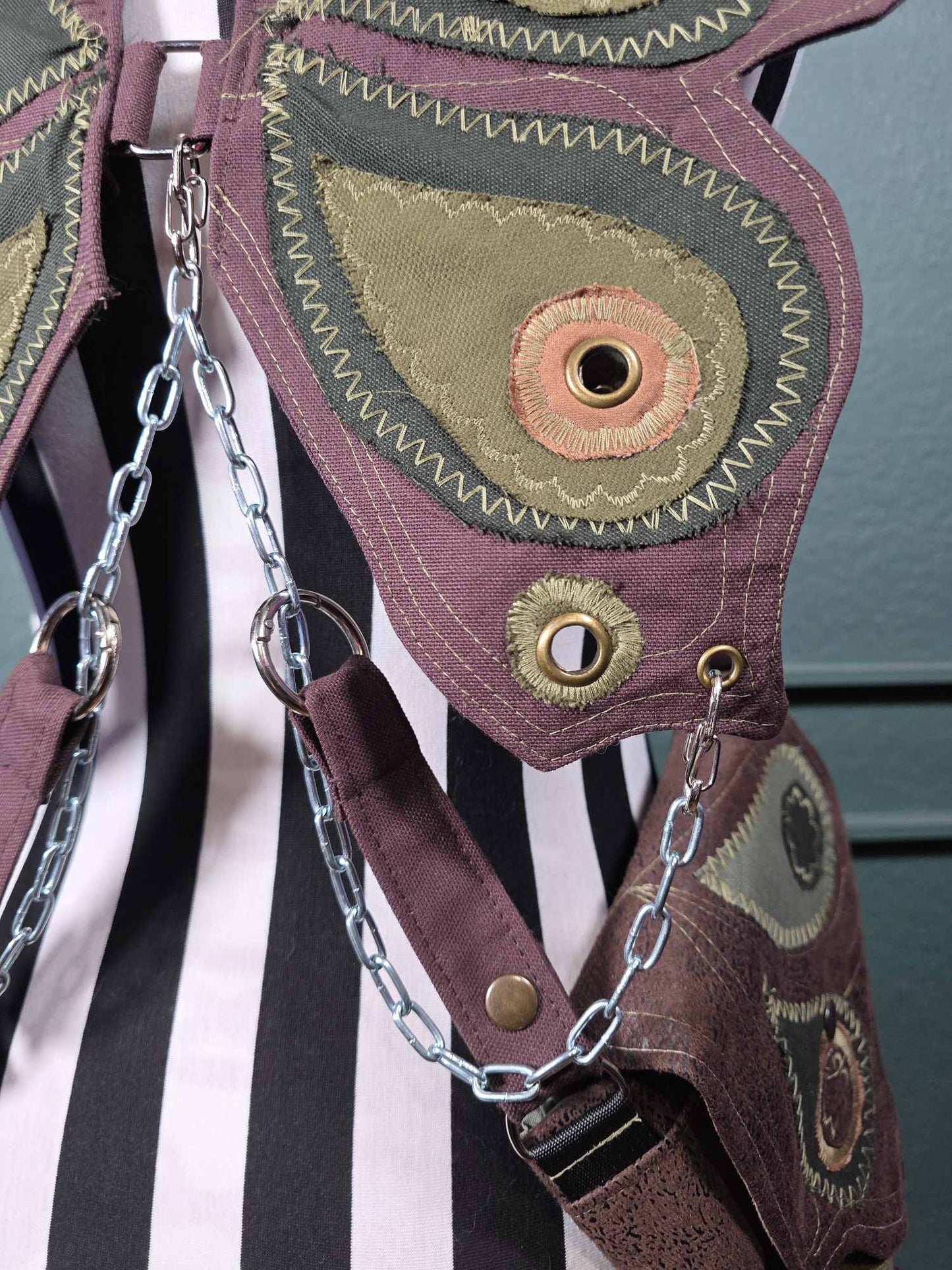 Butterfly Holsterbag, green, size S - M