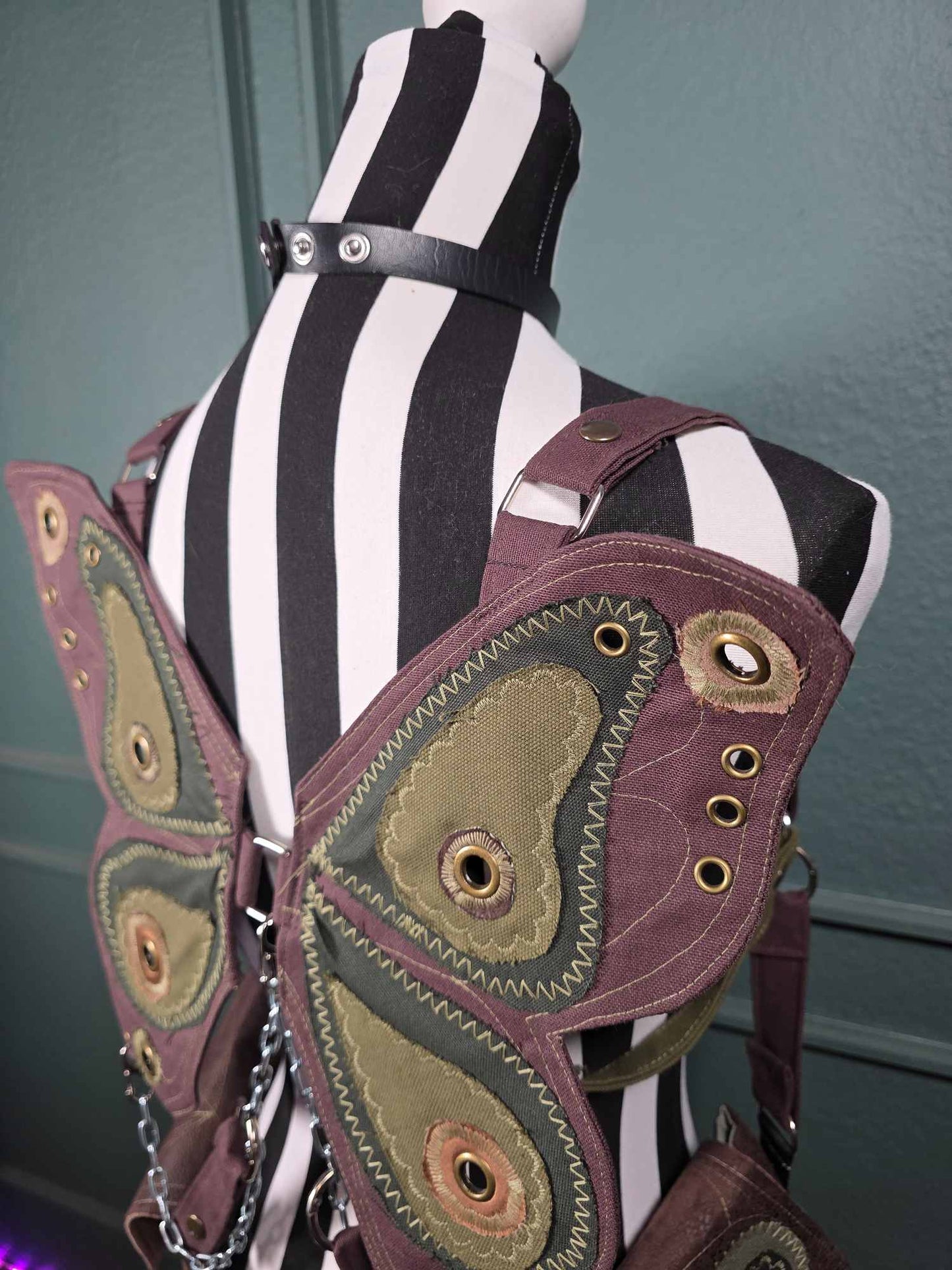 Butterfly Holsterbag, green, size S - M