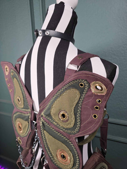 Butterfly Holsterbag, green, size S - M