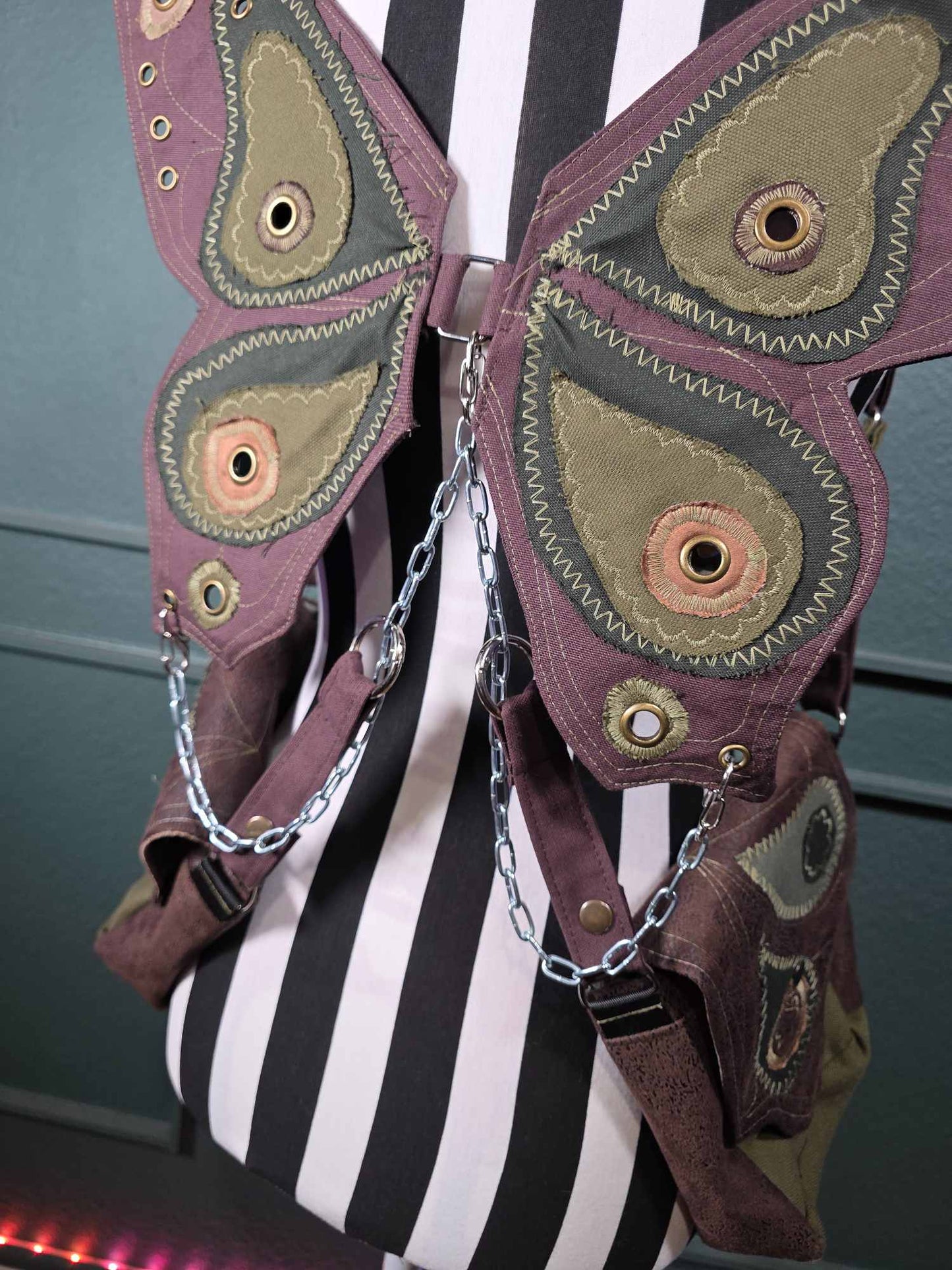 Butterfly Holsterbag, green, size S - M