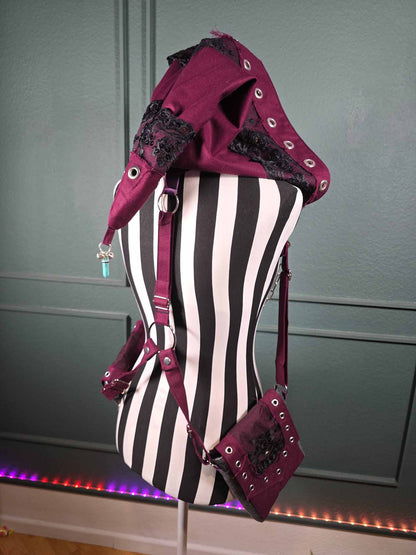 Witch Holsterbag, burgundy, size S - L