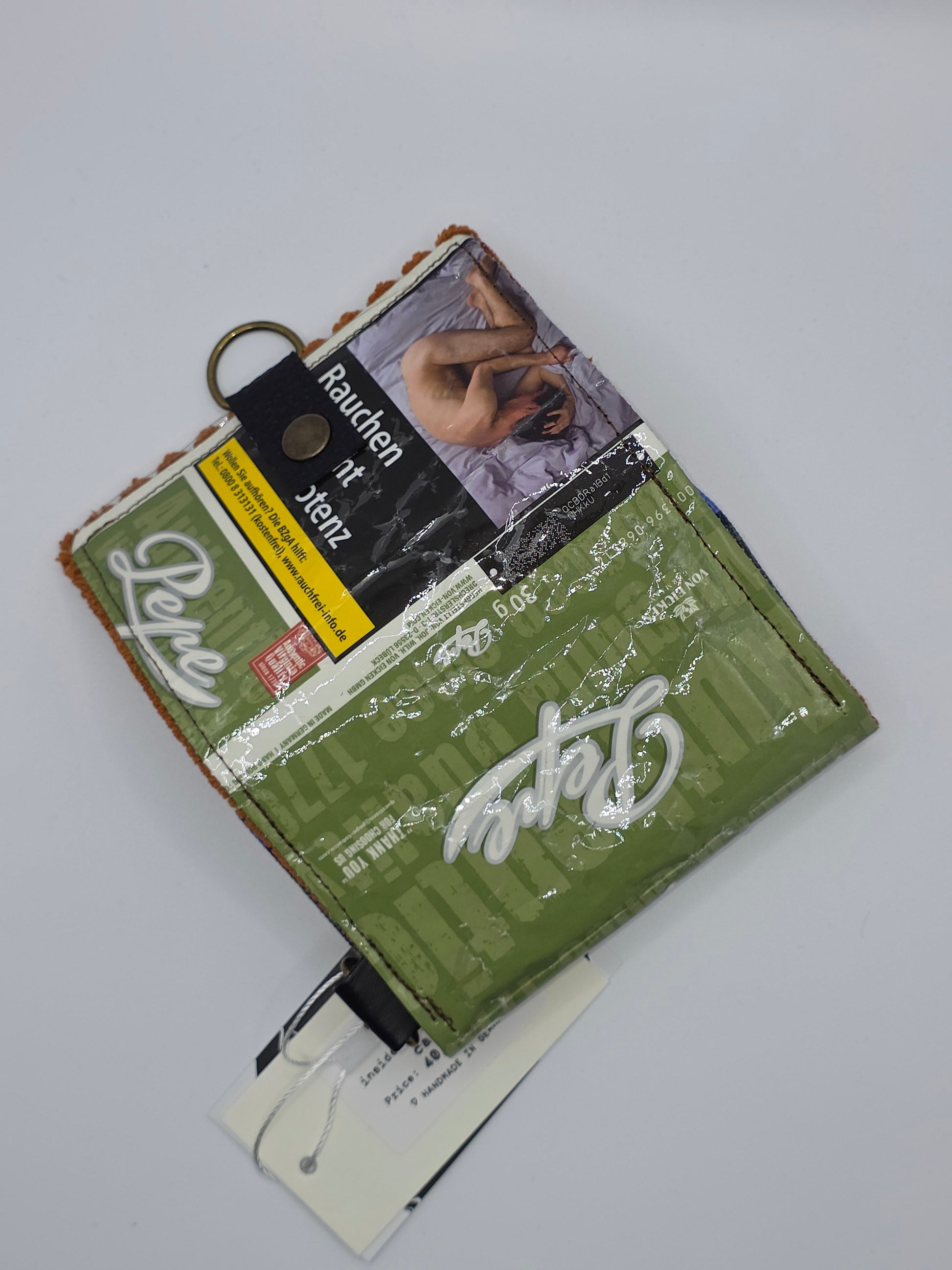 2.11 upcycling wallet - BROWN CATS - DIE FRECHE GÖRE