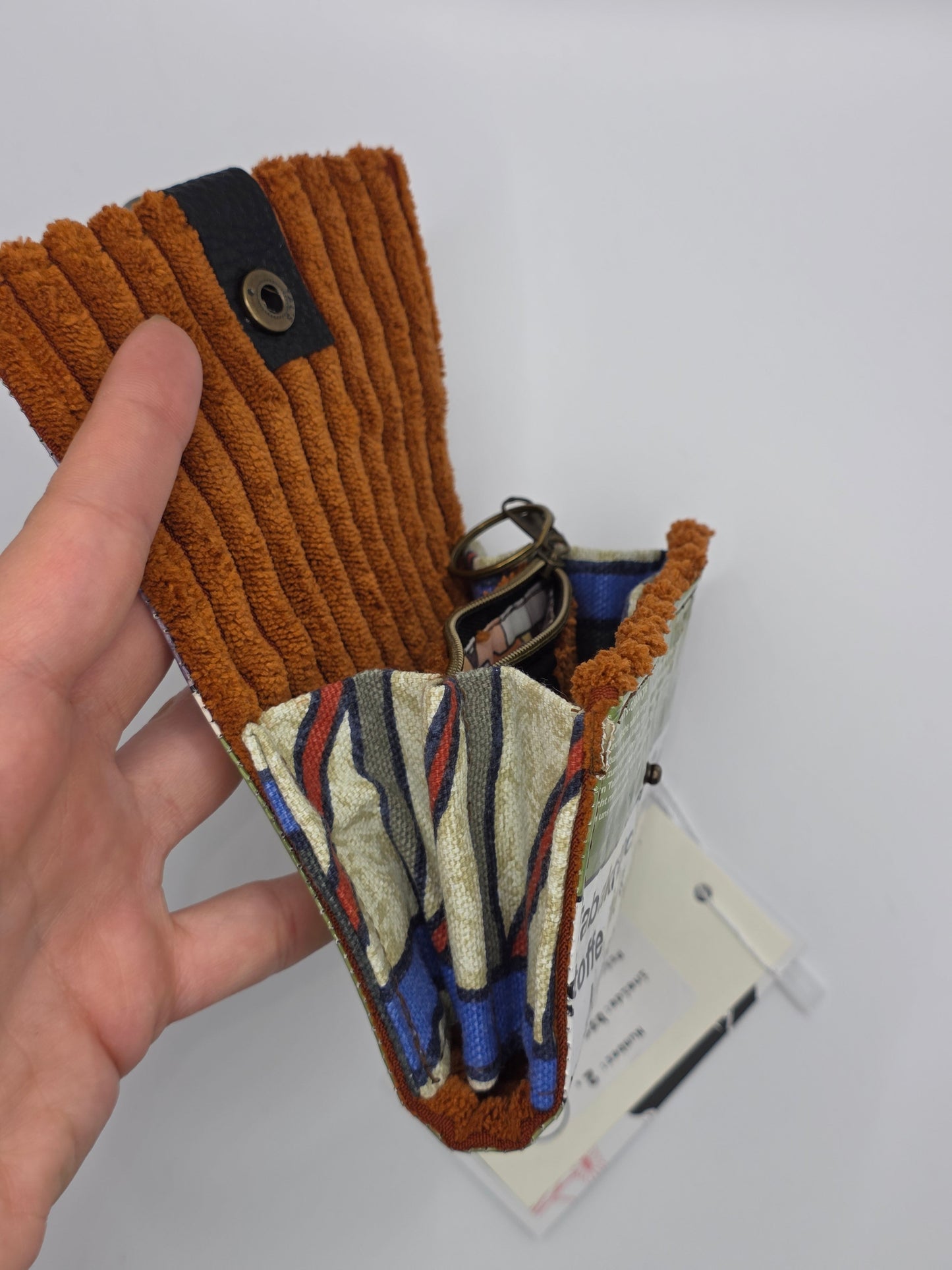 2.11 upcycling wallet - BROWN CATS - DIE FRECHE GÖRE