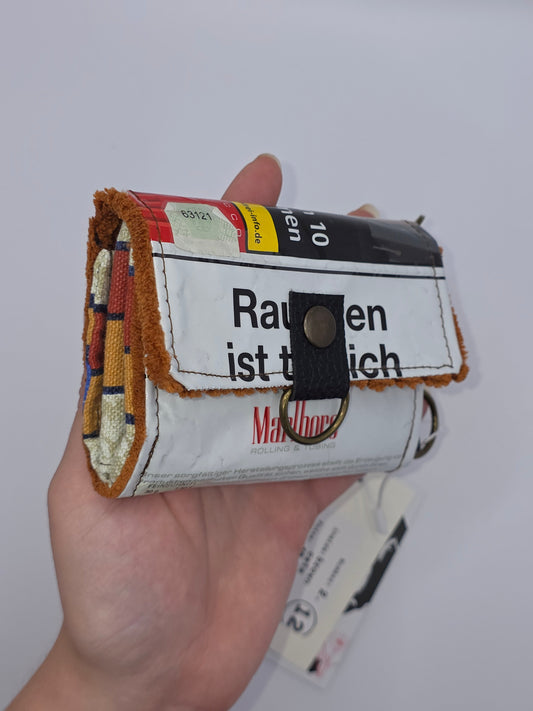 2.12 upcycling wallet - BROWN CATS - DIE FRECHE GÖRE