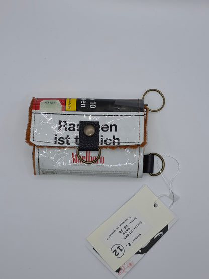 2.12 upcycling wallet - BROWN CATS - DIE FRECHE GÖRE