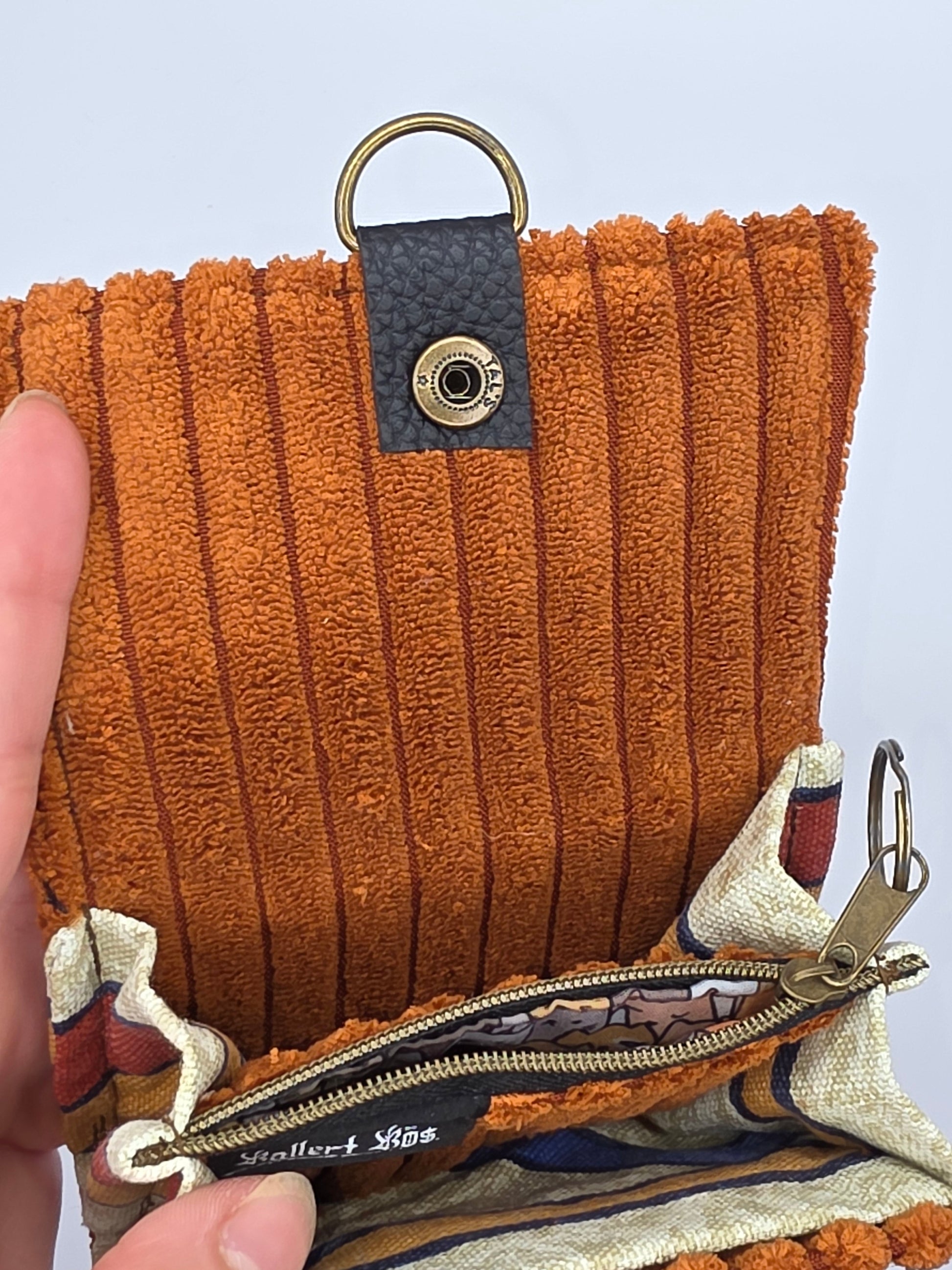 2.12 upcycling wallet - BROWN CATS - DIE FRECHE GÖRE