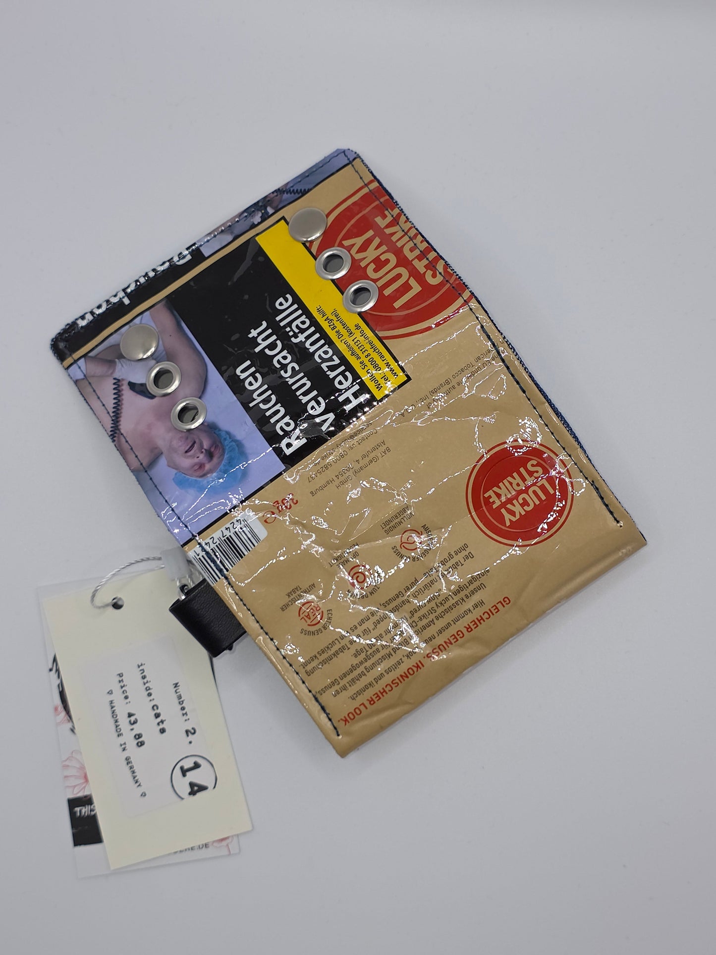 2.14 upcycling wallet - CATS - DIE FRECHE GÖRE