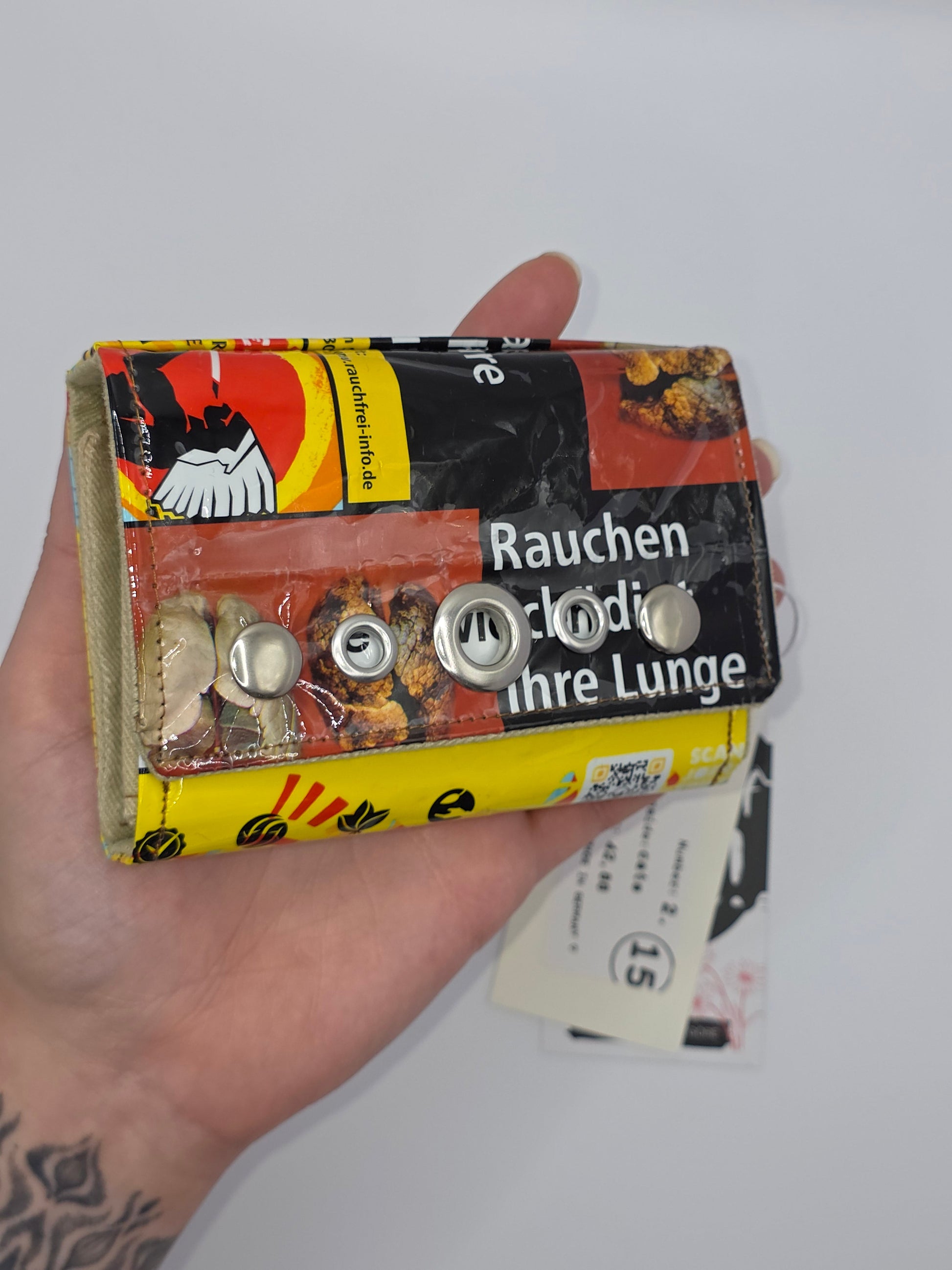 2.15 upcycling wallet - CATS - DIE FRECHE GÖRE