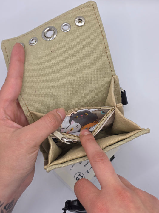 2.15 upcycling wallet - CATS - DIE FRECHE GÖRE