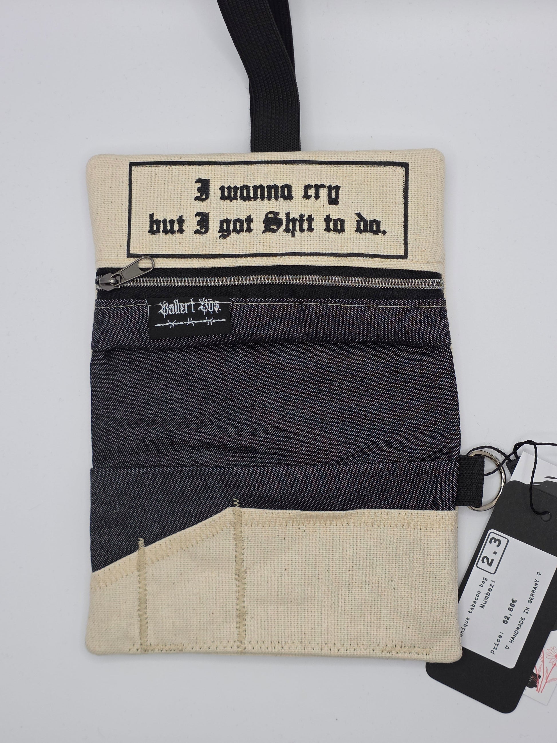 2.3 Tabacco pouch - nature - hidden cats - DIE FRECHE GÖRE