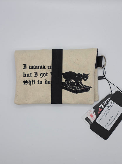2.3 Tabacco pouch - nature - hidden cats - DIE FRECHE GÖRE