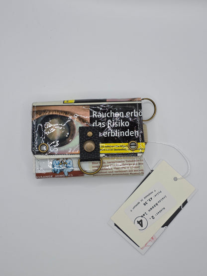 2.4 upcycling wallet - BROWN LEO - DIE FRECHE GÖRE