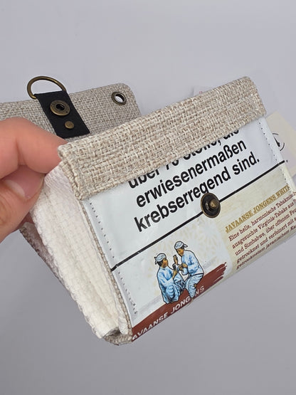 2.4 upcycling wallet - BROWN LEO - DIE FRECHE GÖRE