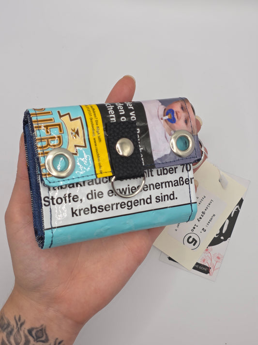 2.5 upcycling wallet - GRAY LEO - DIE FRECHE GÖRE