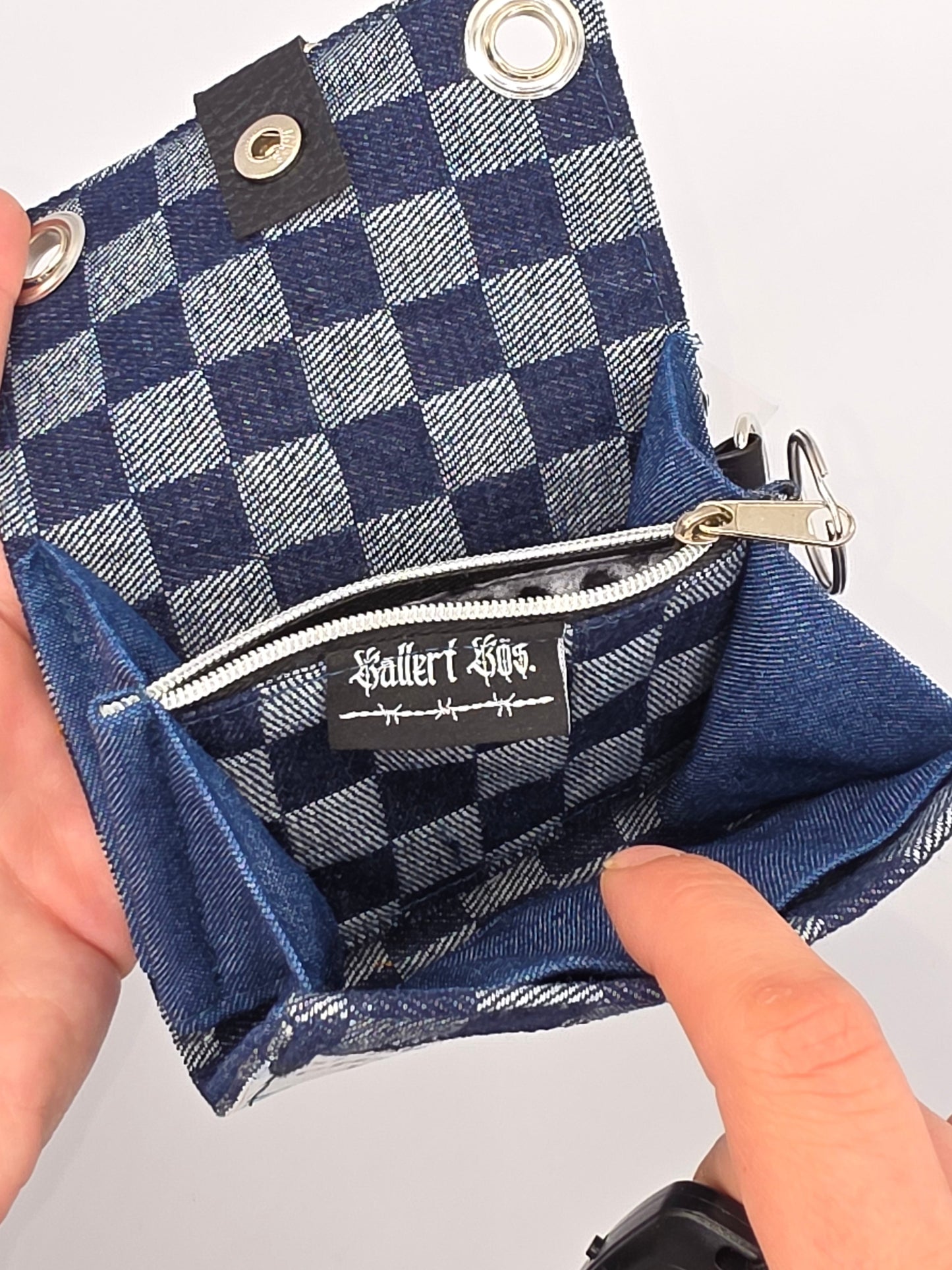 2.5 upcycling wallet - GRAY LEO - DIE FRECHE GÖRE