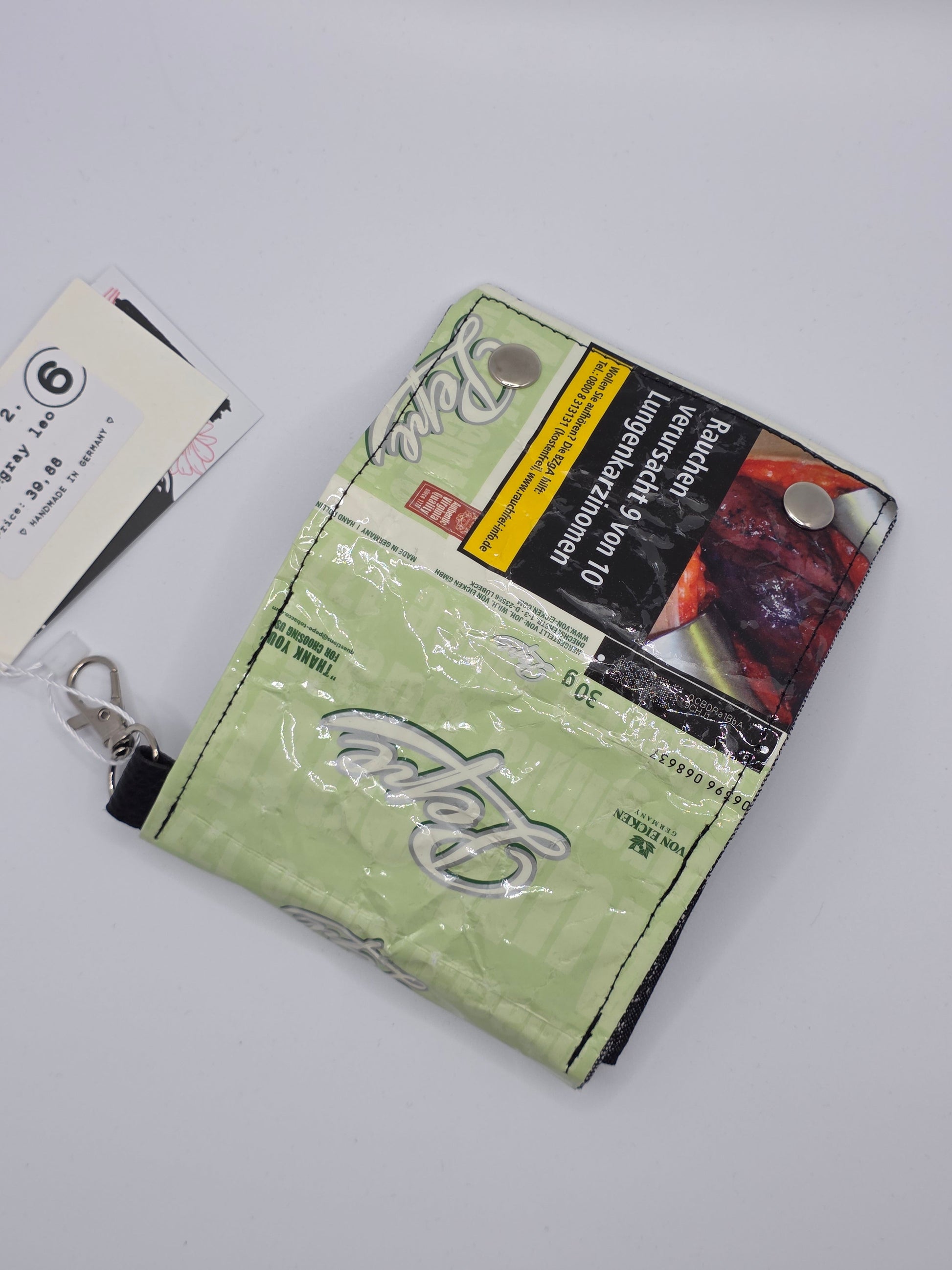 2.6 upcycling wallet - GRAY LEO - DIE FRECHE GÖRE