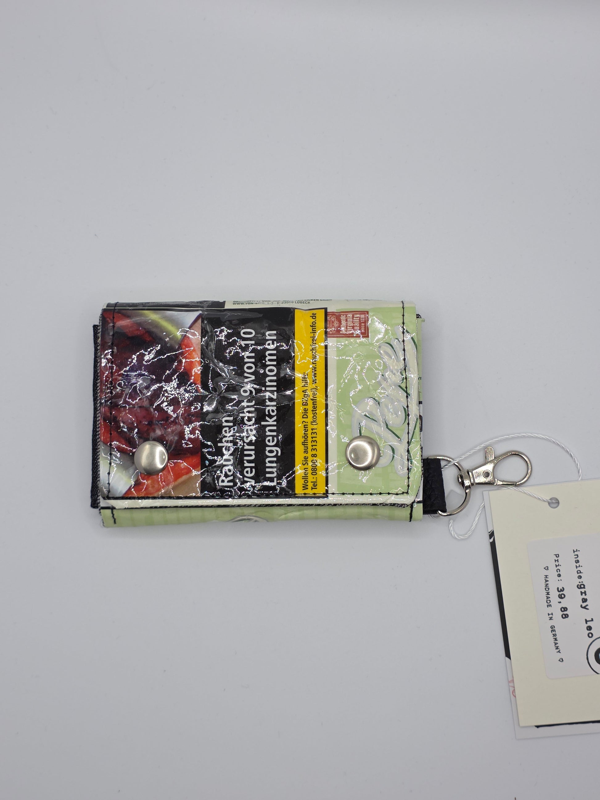 2.6 upcycling wallet - GRAY LEO - DIE FRECHE GÖRE