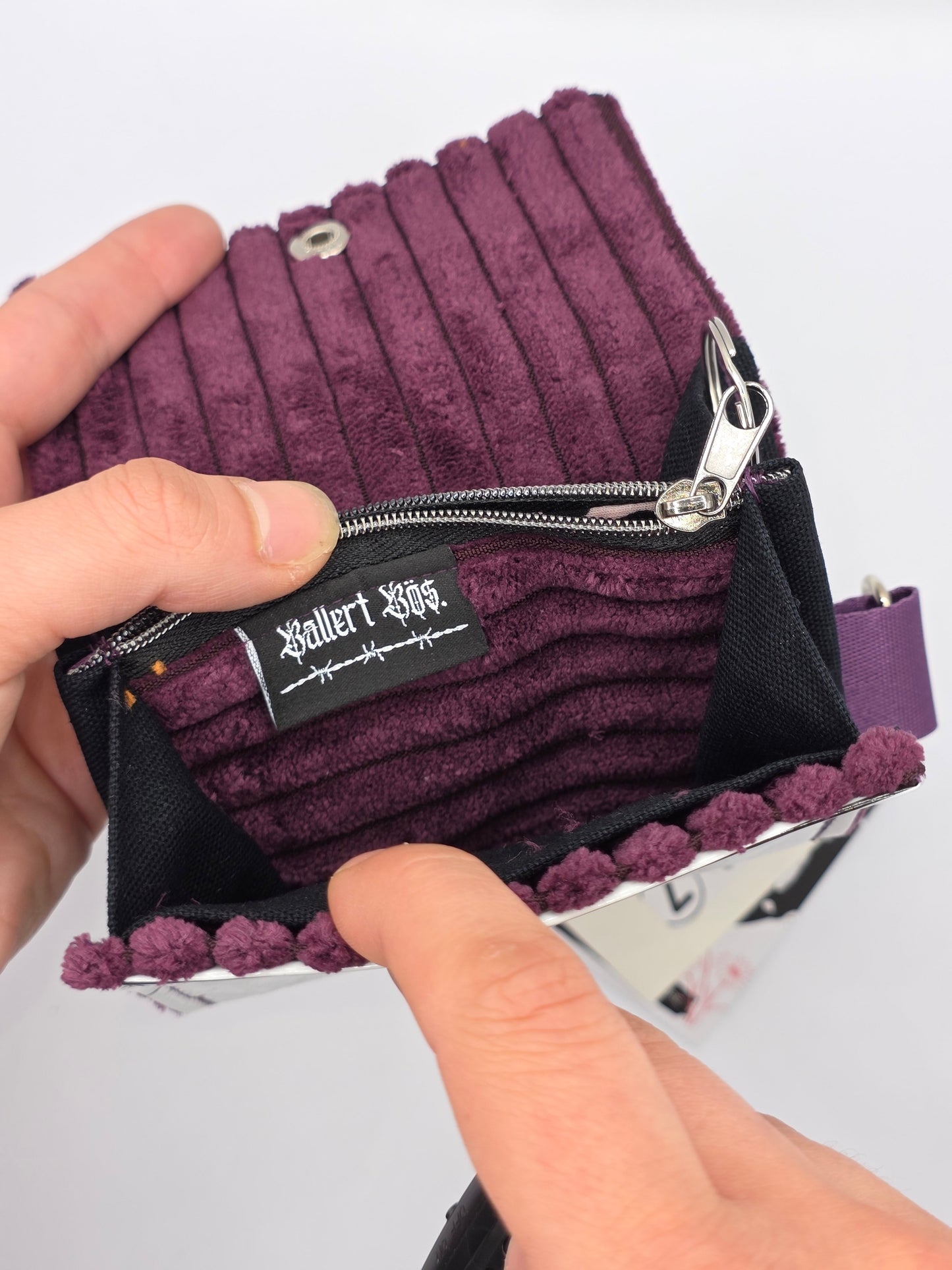 2.7 upcycling wallet - PINK LEO - DIE FRECHE GÖRE