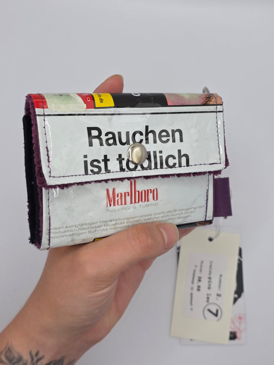 2.7 upcycling wallet - PINK LEO - DIE FRECHE GÖRE