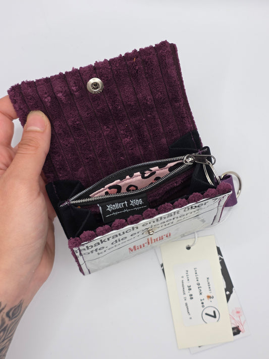 2.7 upcycling wallet - PINK LEO - DIE FRECHE GÖRE