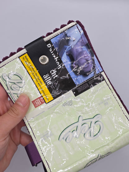 2.8 upcycling wallet - PINK LEO - DIE FRECHE GÖRE