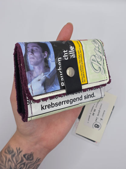 2.8 upcycling wallet - PINK LEO - DIE FRECHE GÖRE