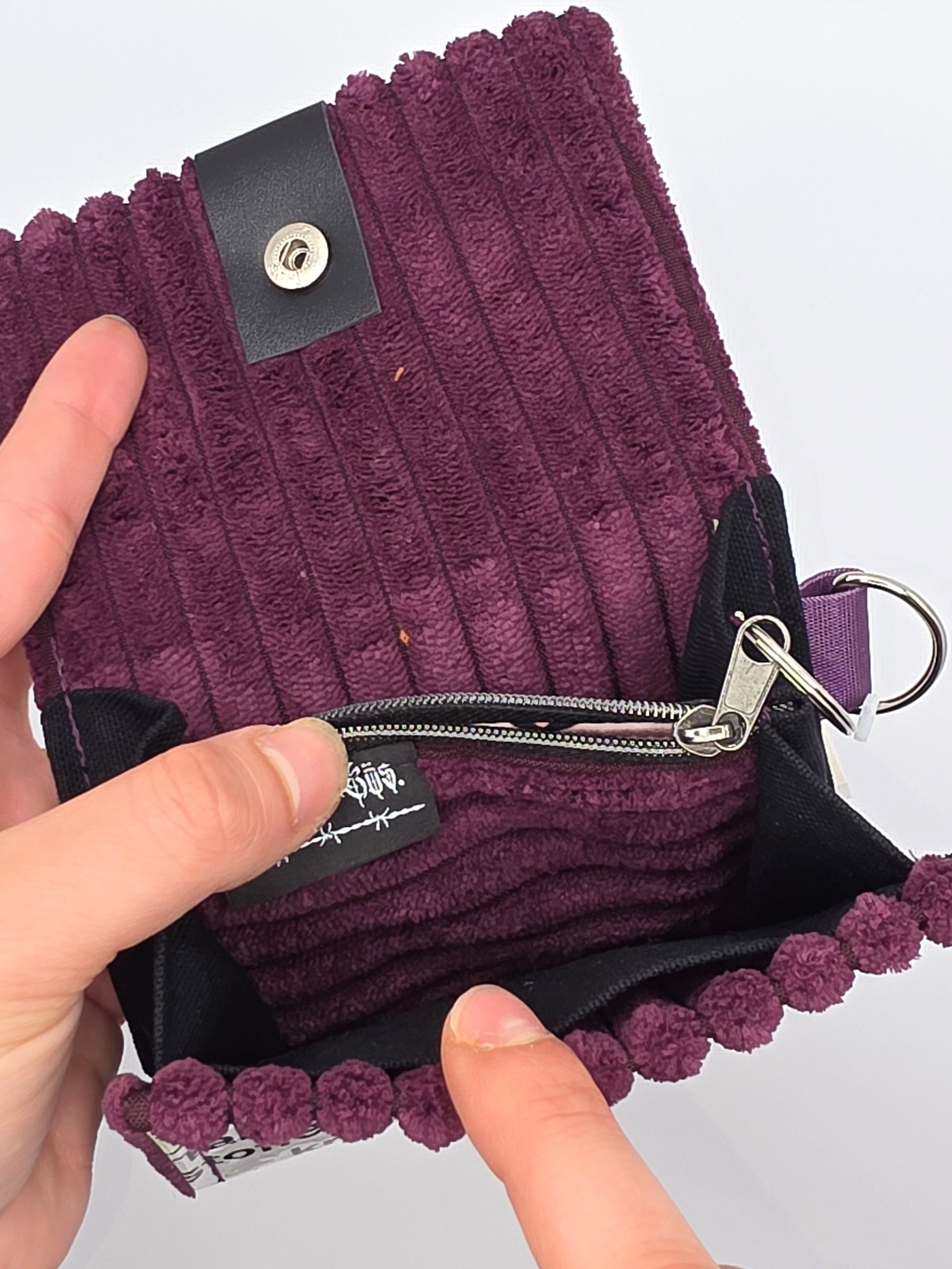 2.8 upcycling wallet - PINK LEO - DIE FRECHE GÖRE