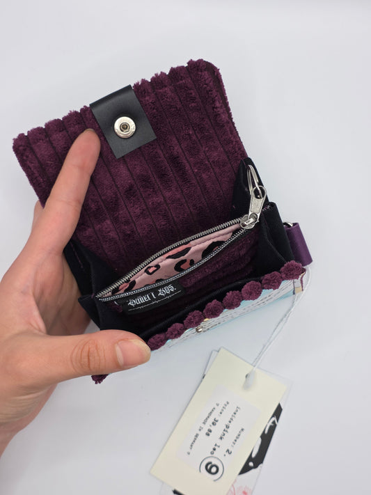 2.9 upcycling wallet - PINK LEO - DIE FRECHE GÖRE