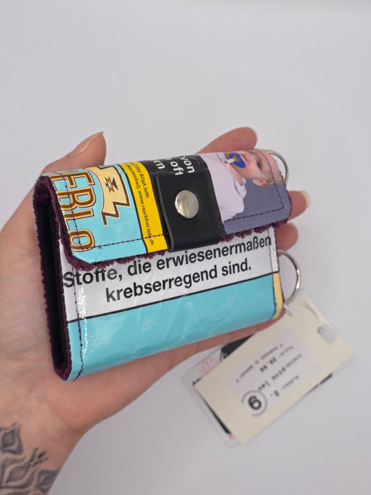 2.9 upcycling wallet - PINK LEO - DIE FRECHE GÖRE