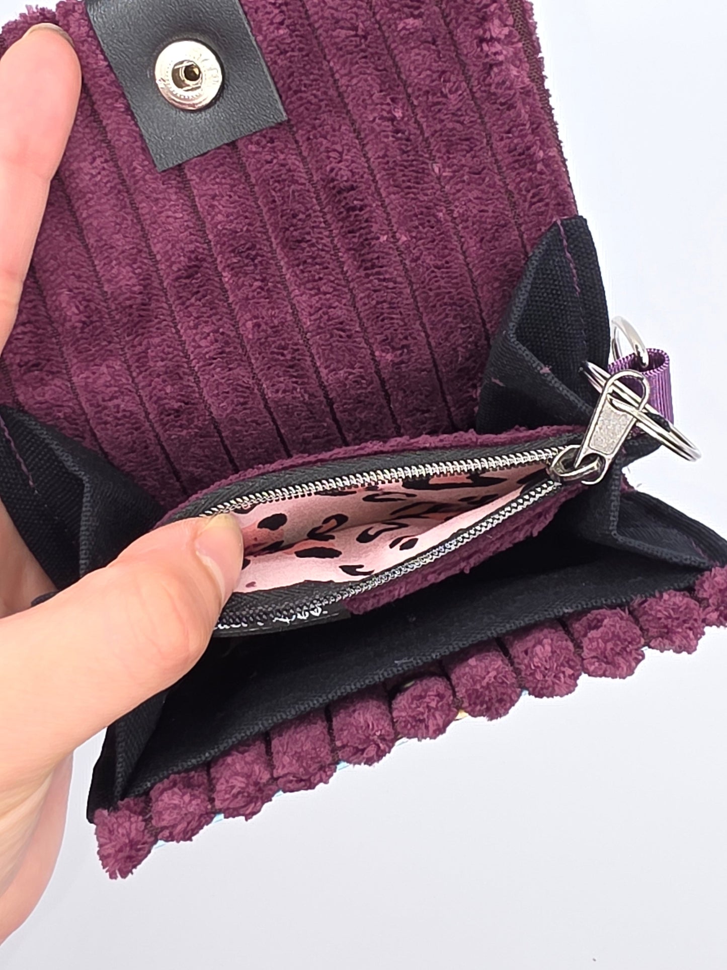 2.9 upcycling wallet - PINK LEO - DIE FRECHE GÖRE