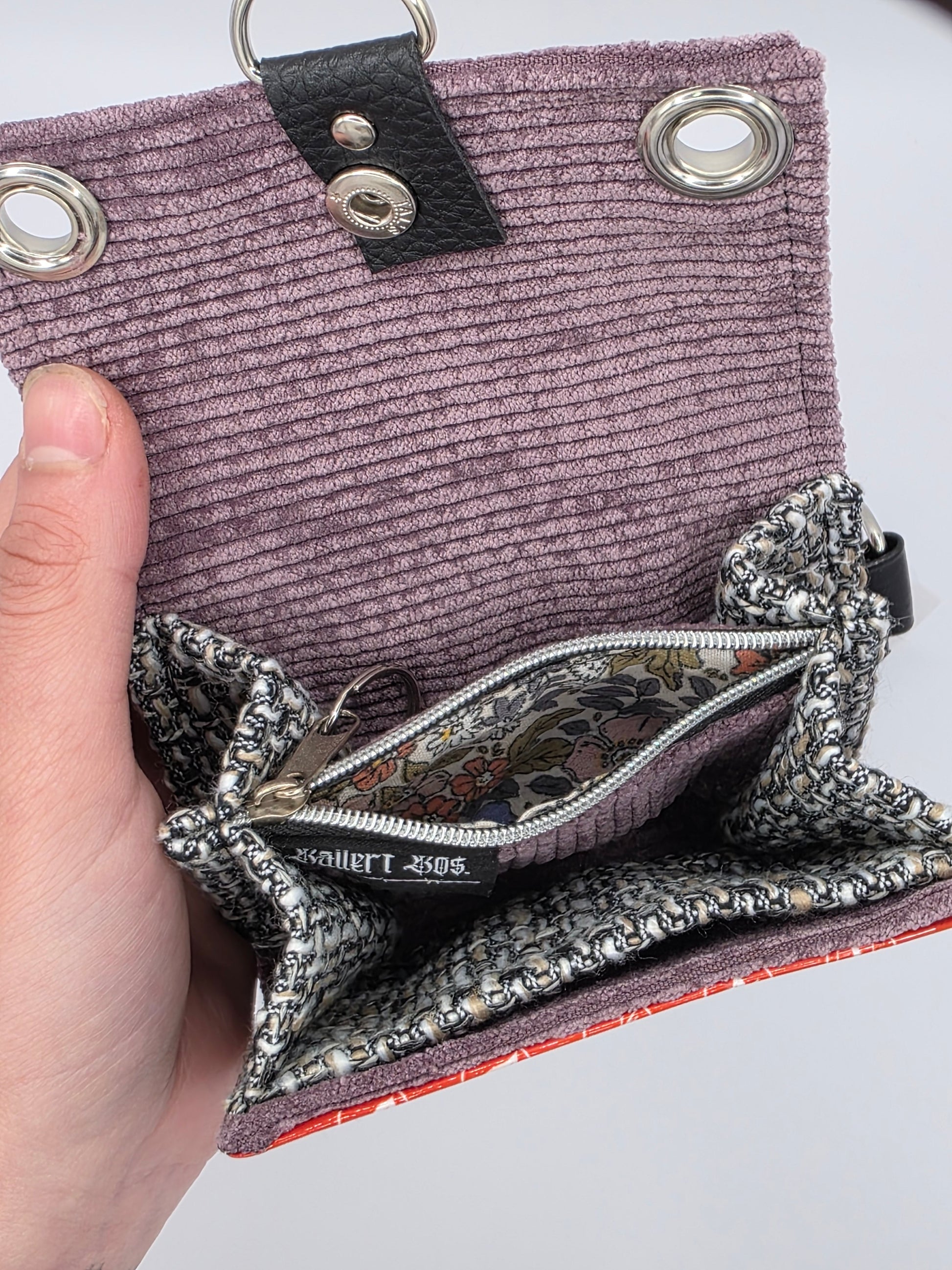 3.1 upcycling wallet - FLOWERS - DIE FRECHE GÖRE