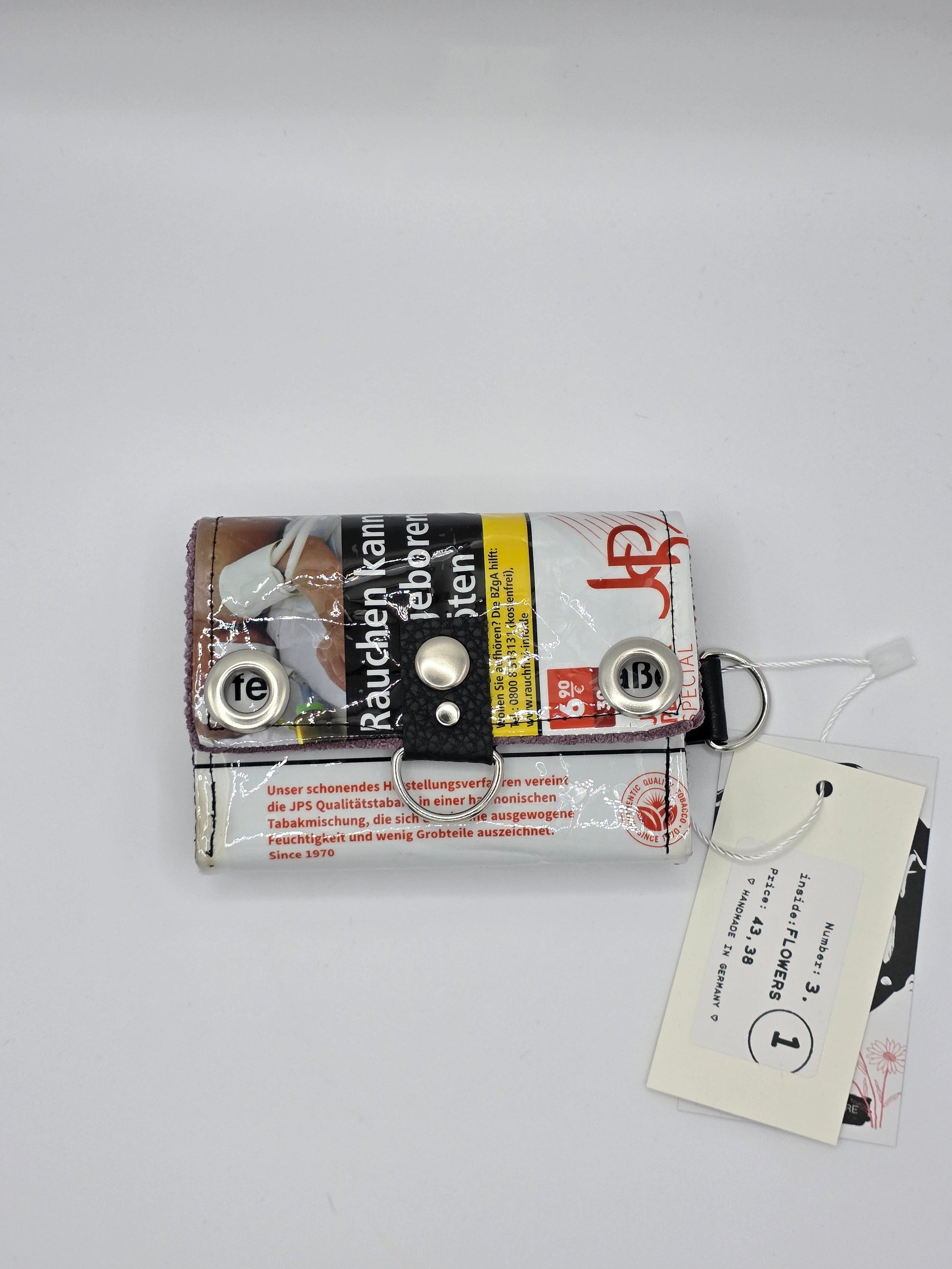 3.1 upcycling wallet - FLOWERS - DIE FRECHE GÖRE