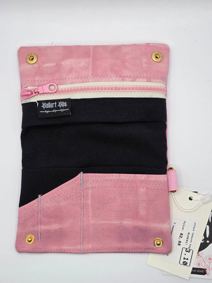 3.10 Tabacco pouch, Sun&Moon Tarot, pink batik - DIE FRECHE GÖRE