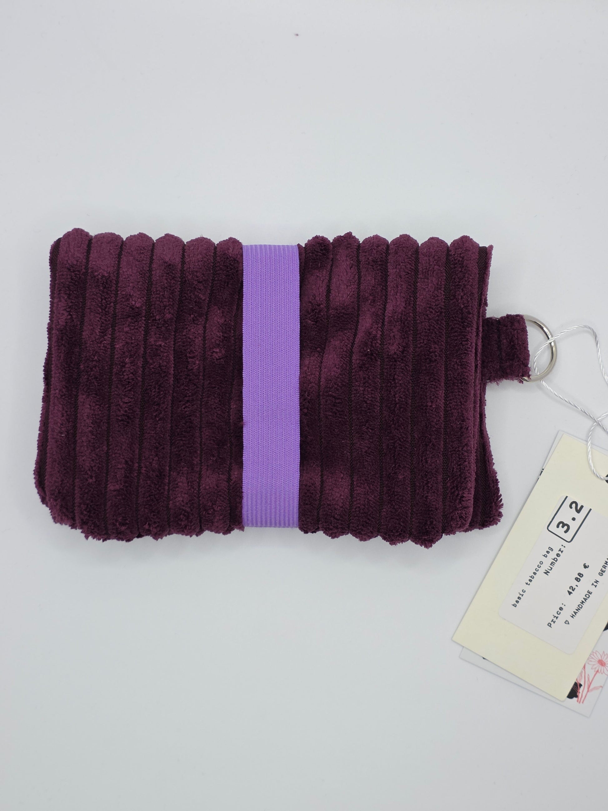 3.1/2 Tabacco pouch - basic - purple floof - DIE FRECHE GÖRE