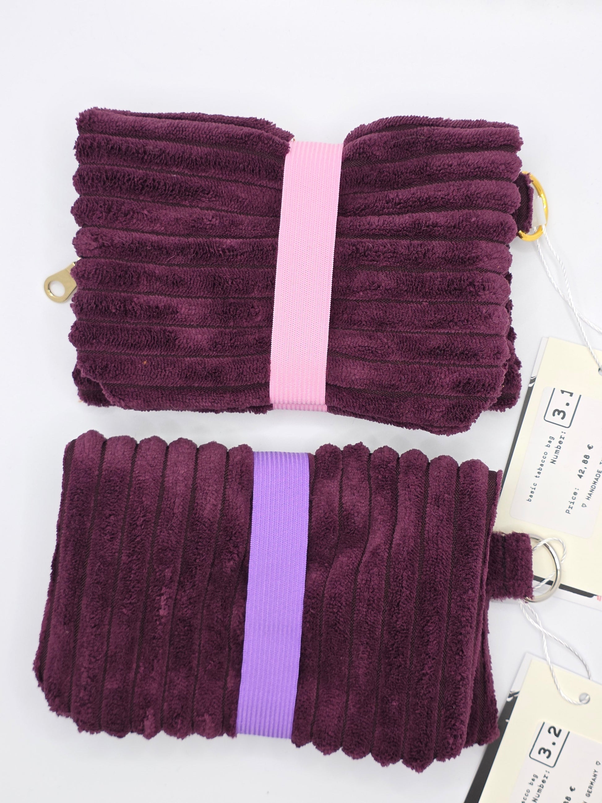 3.1/2 Tabacco pouch - basic - purple floof - DIE FRECHE GÖRE