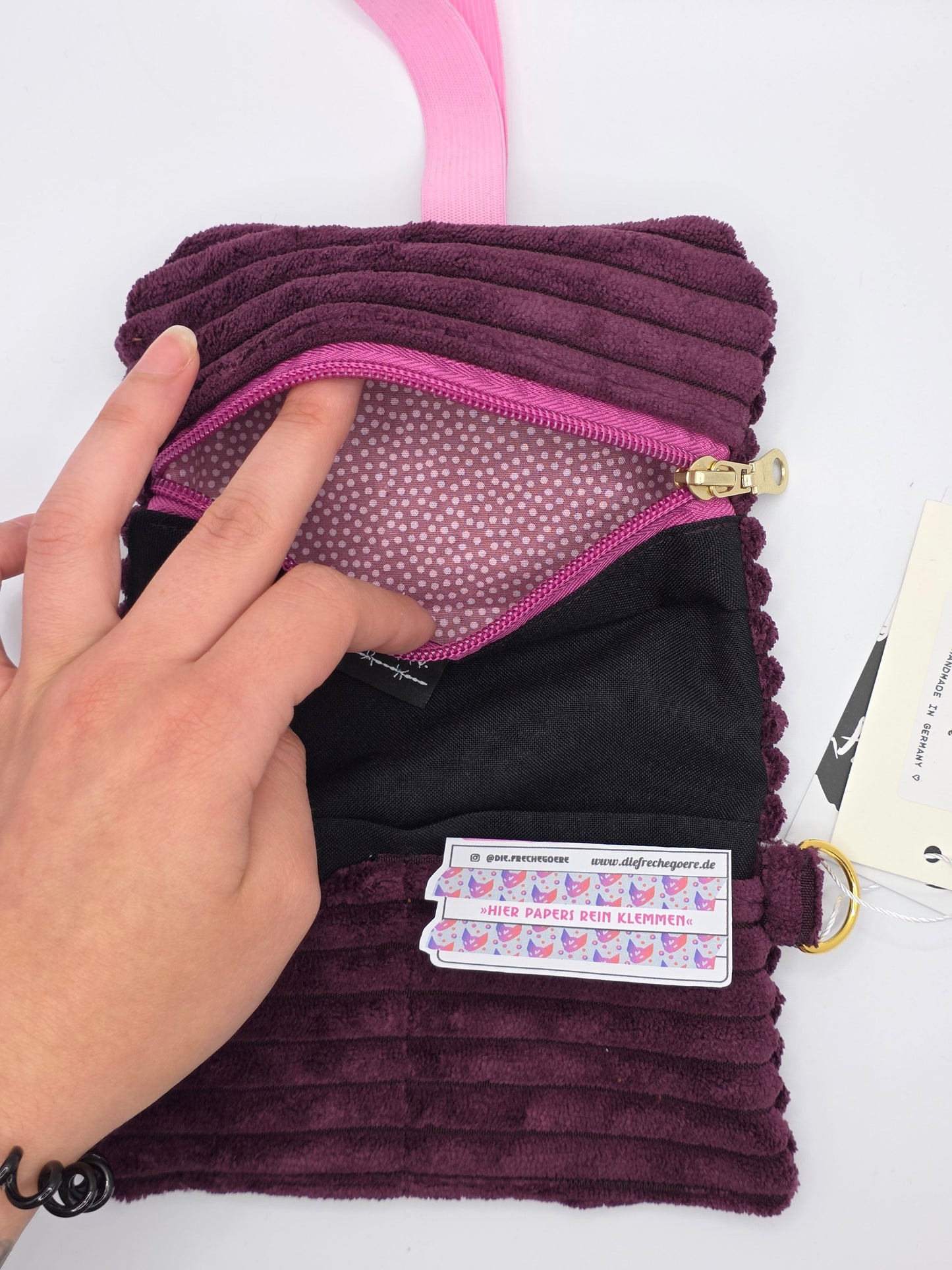 3.1/2 Tabacco pouch - basic - purple floof - DIE FRECHE GÖRE