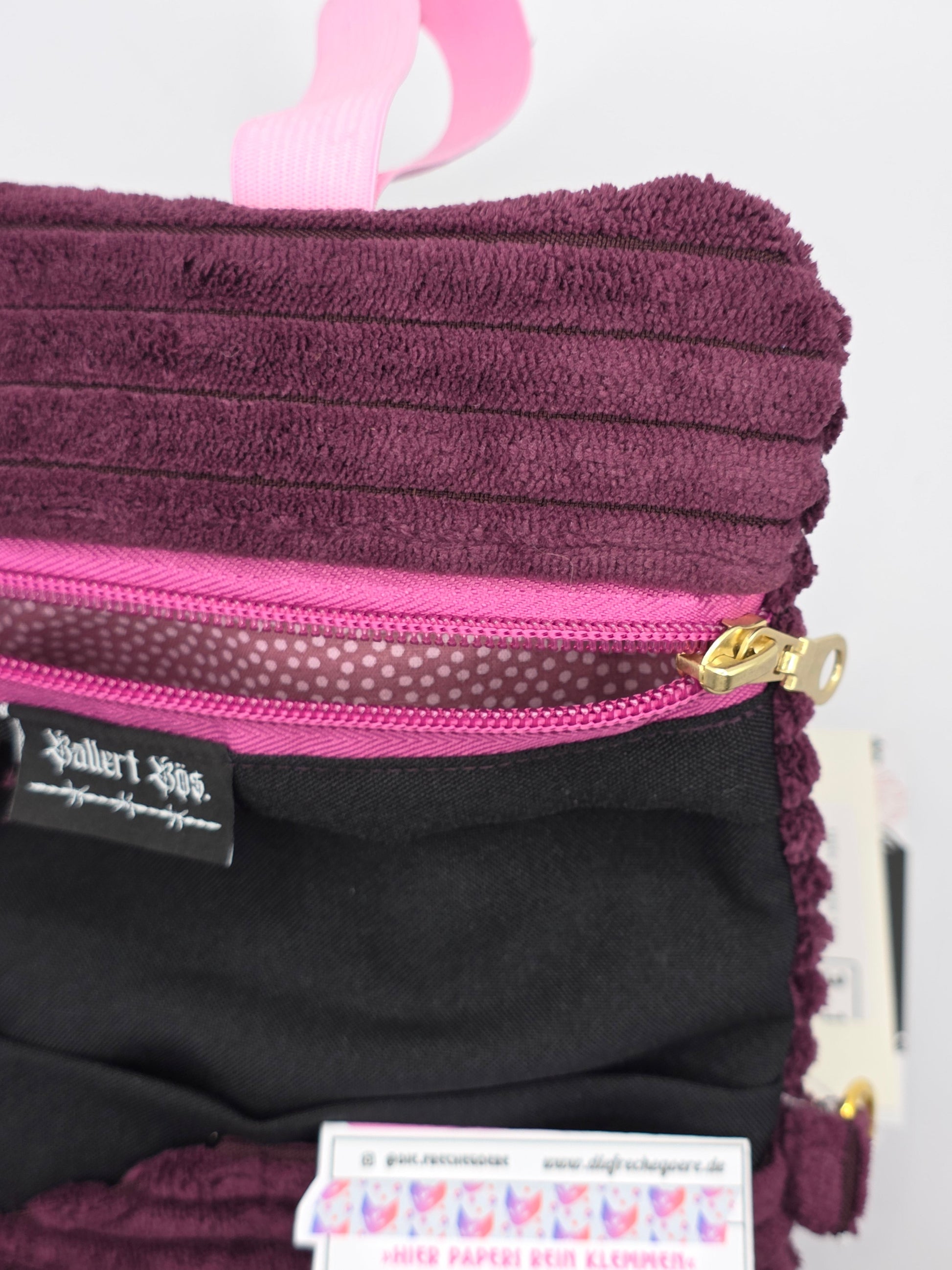 3.1/2 Tabacco pouch - basic - purple floof - DIE FRECHE GÖRE