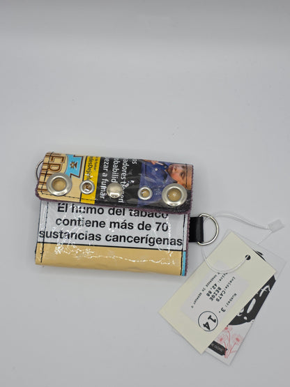 3.14 upcycling wallet - CATS BEIGE - DIE FRECHE GÖRE