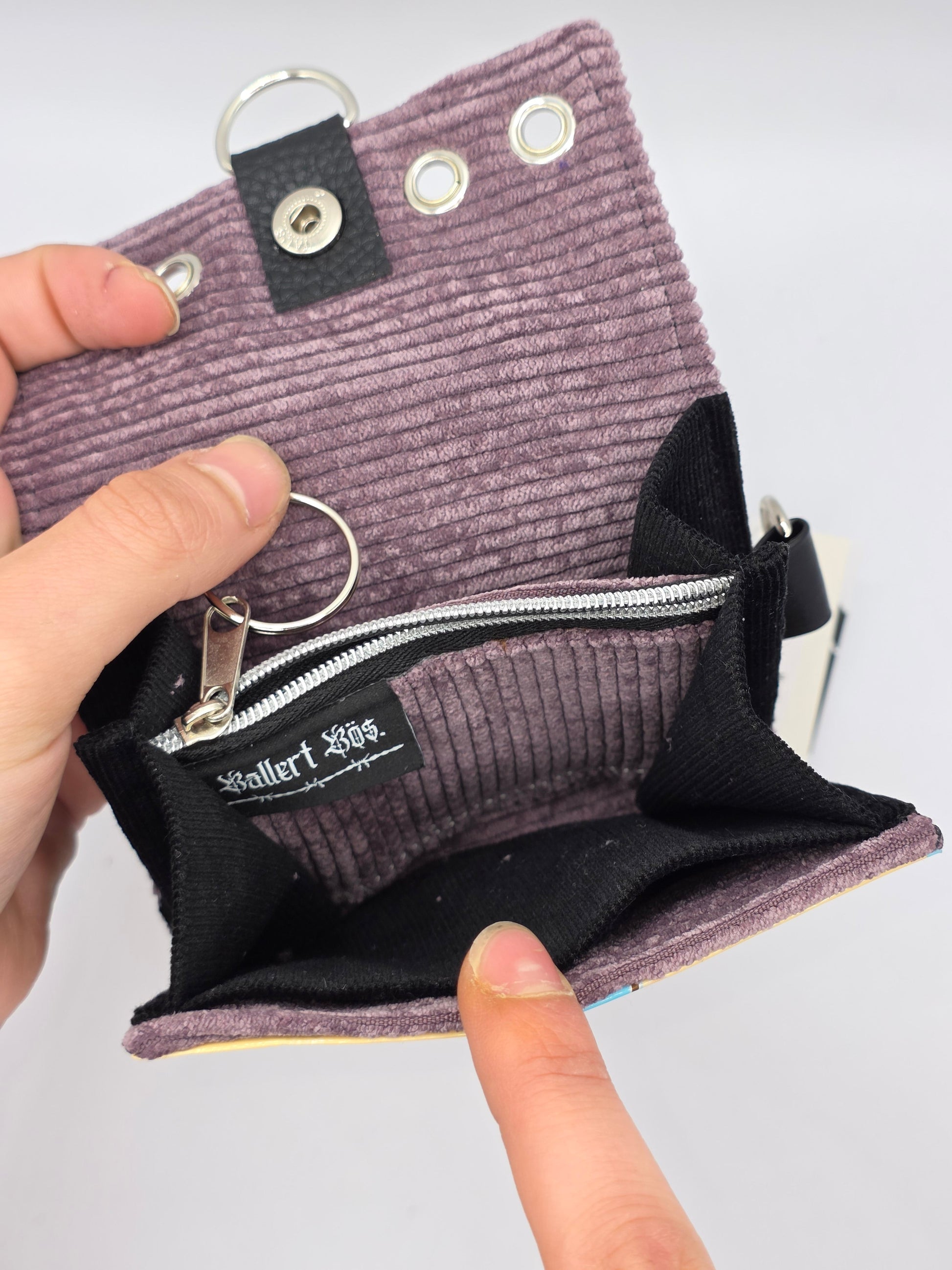 3.15 upcycling wallet - CATS COLORFUL - DIE FRECHE GÖRE